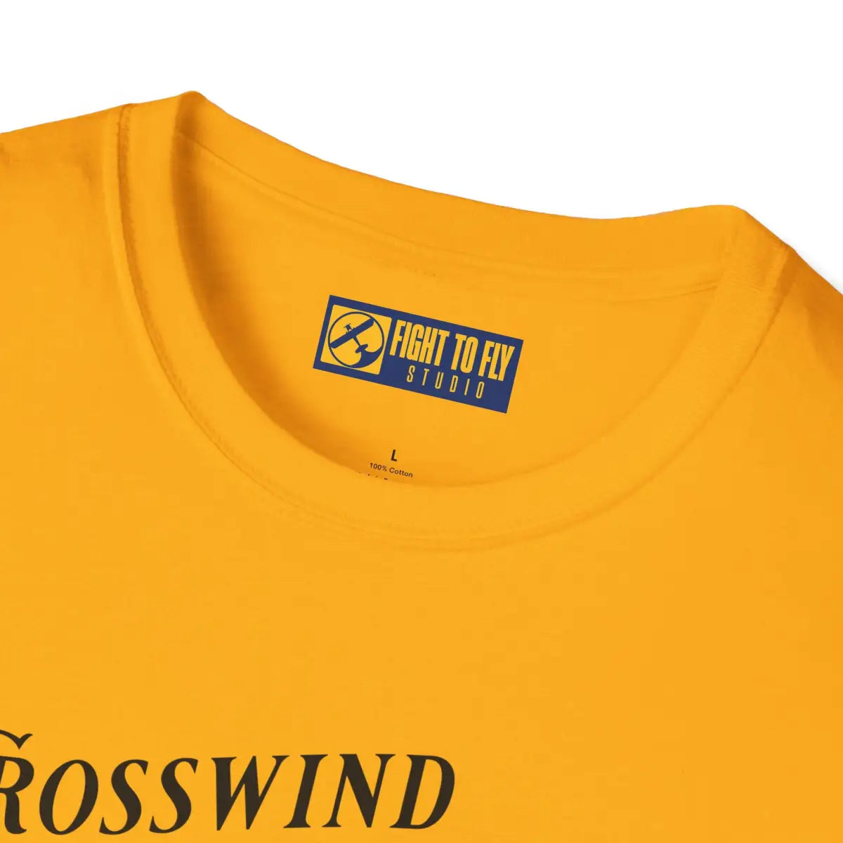 Crosswind Landings Build Character - Tee - T-Shirt - Gifts for pilots - Aviation apparel