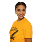 Crosswind Landings Build Character - Tee - T-Shirt - Pilot gifts - WWII warbird t-shirt
