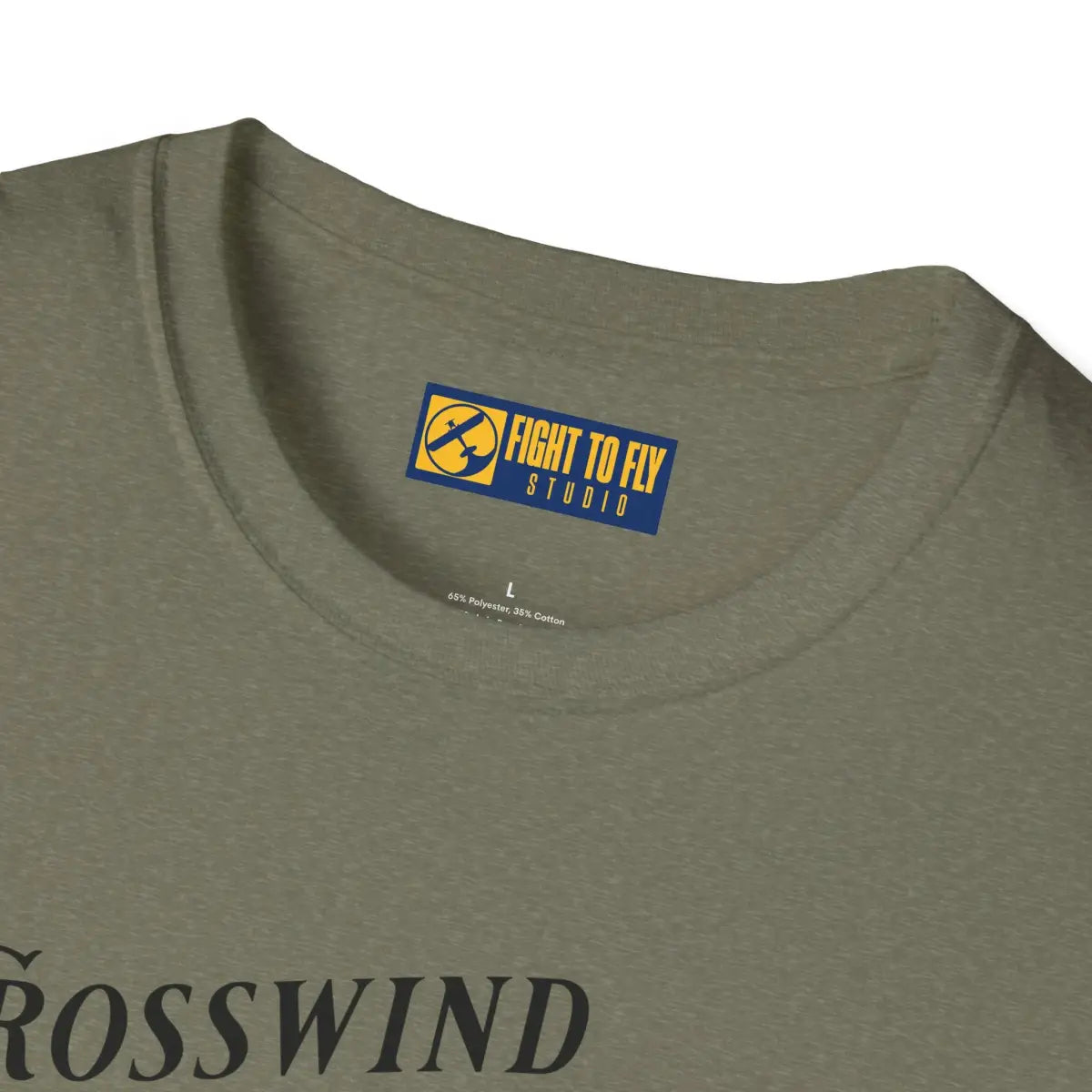 Crosswind Landings Build Character - Tee - T-Shirt - Pilot gifts - WWII warbird t-shirt