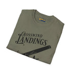 Crosswind Landings Build Character - Tee - T-Shirt - Pilot gifts - WWII warbird t-shirt