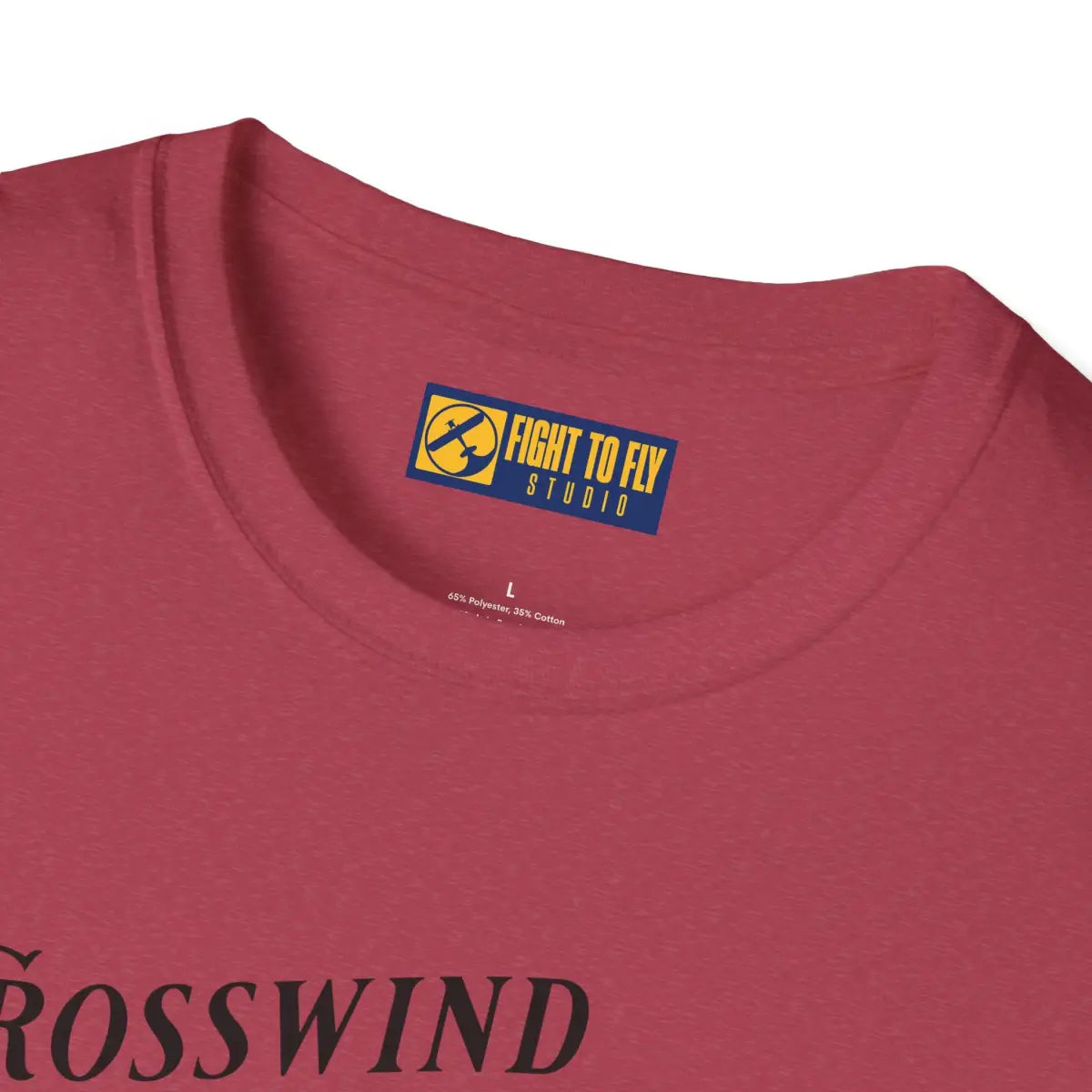 Crosswind Landings Build Character - Tee - T-Shirt - Pilot gifts - WWII warbird t-shirt