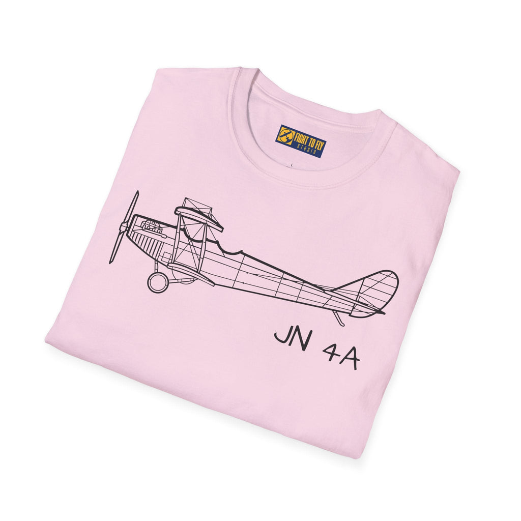Curtiss JN-4 “Jenny” T-Shirt – WWI Trainer Biplane Classic Tee - Gifts for pilots - Aviation apparel