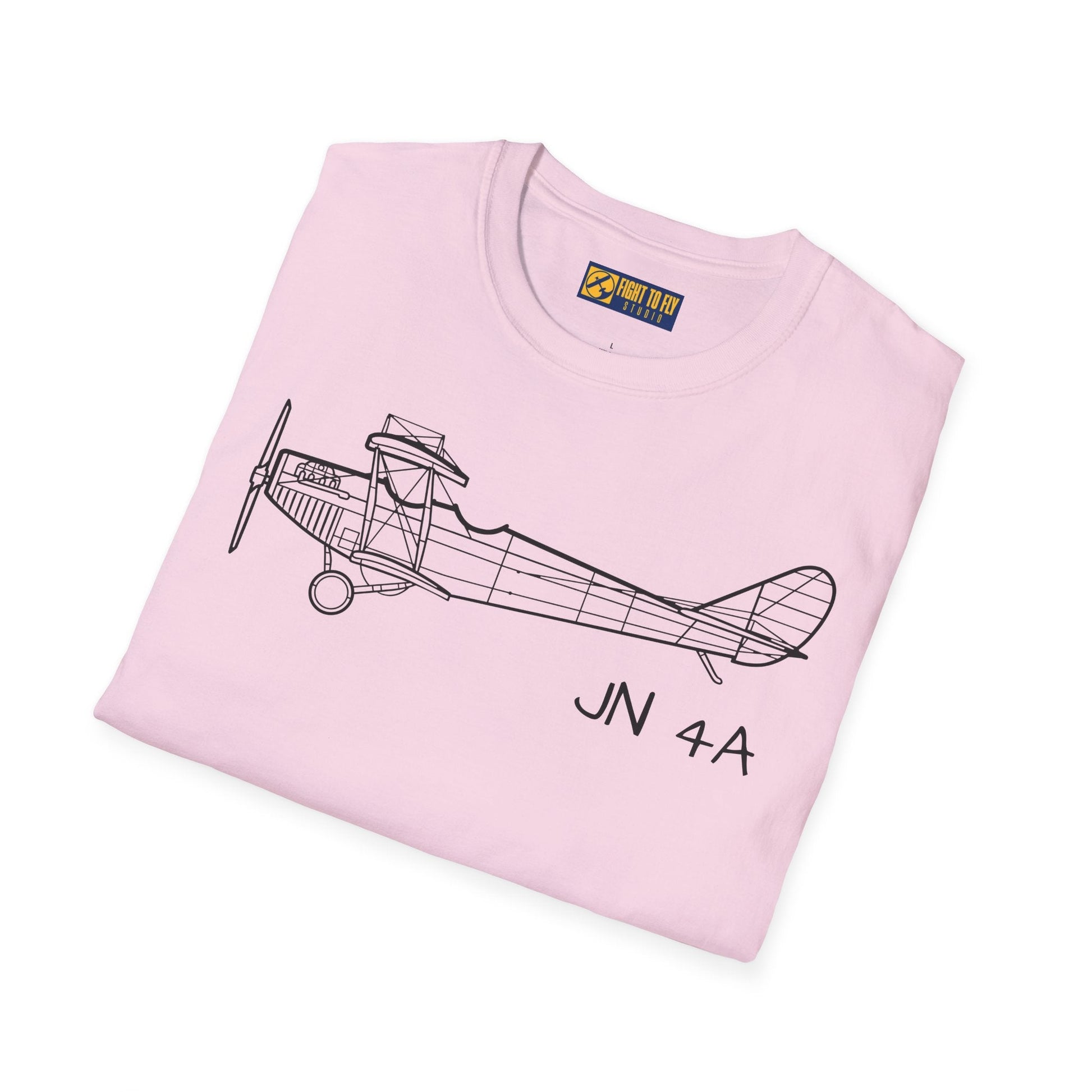 Curtiss JN-4 “Jenny” T-Shirt – WWI Trainer Biplane Classic Tee - Gifts for pilots - Aviation apparel