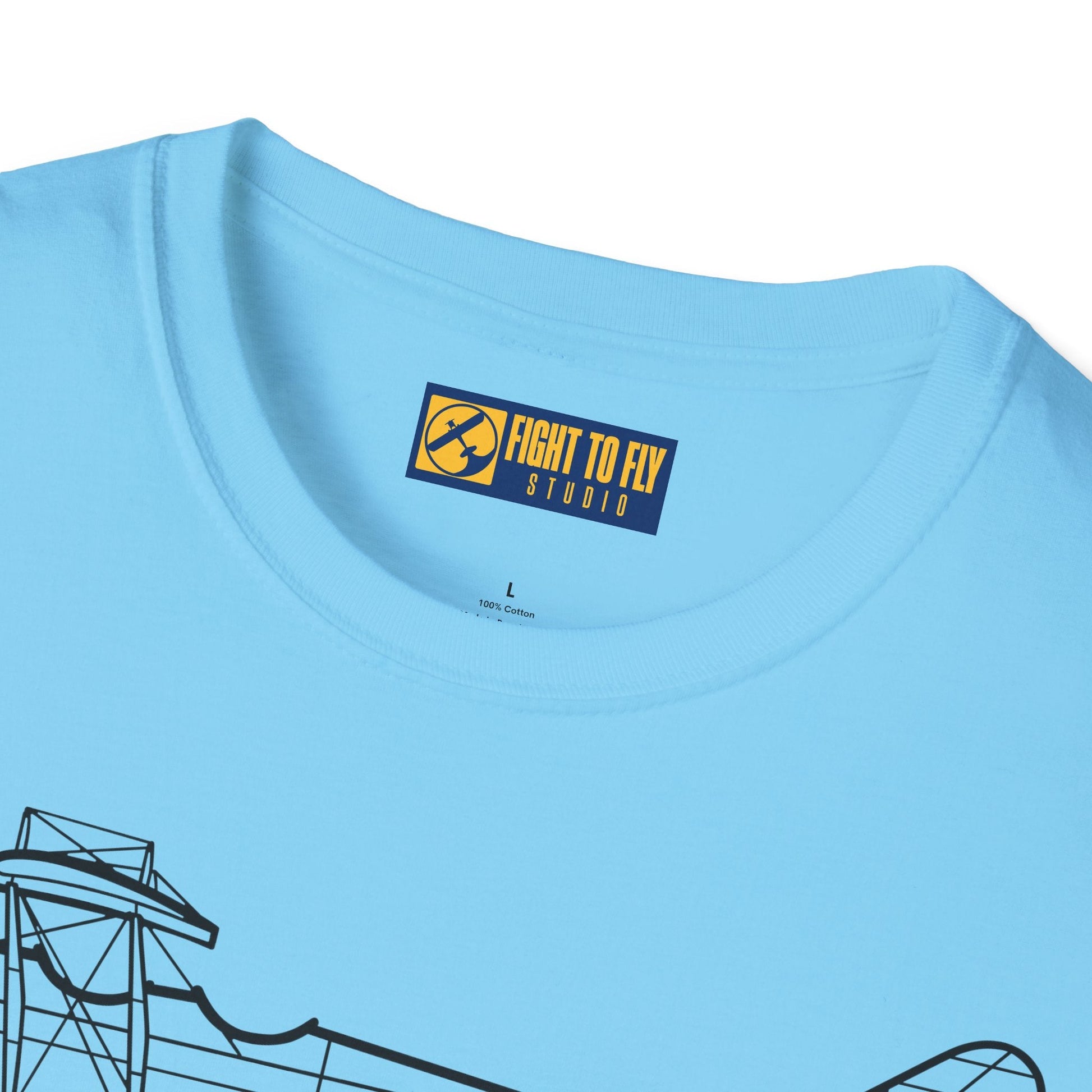 Curtiss JN-4 “Jenny” T-Shirt – WWI Trainer Biplane Classic Tee - Gifts for pilots - Aviation apparel