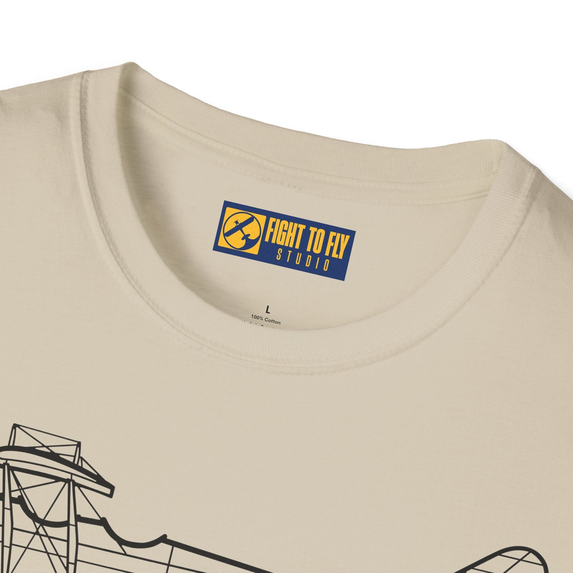 Curtiss JN-4 “Jenny” T-Shirt – WWI Trainer Biplane Classic Tee - Gifts for pilots - Aviation apparel