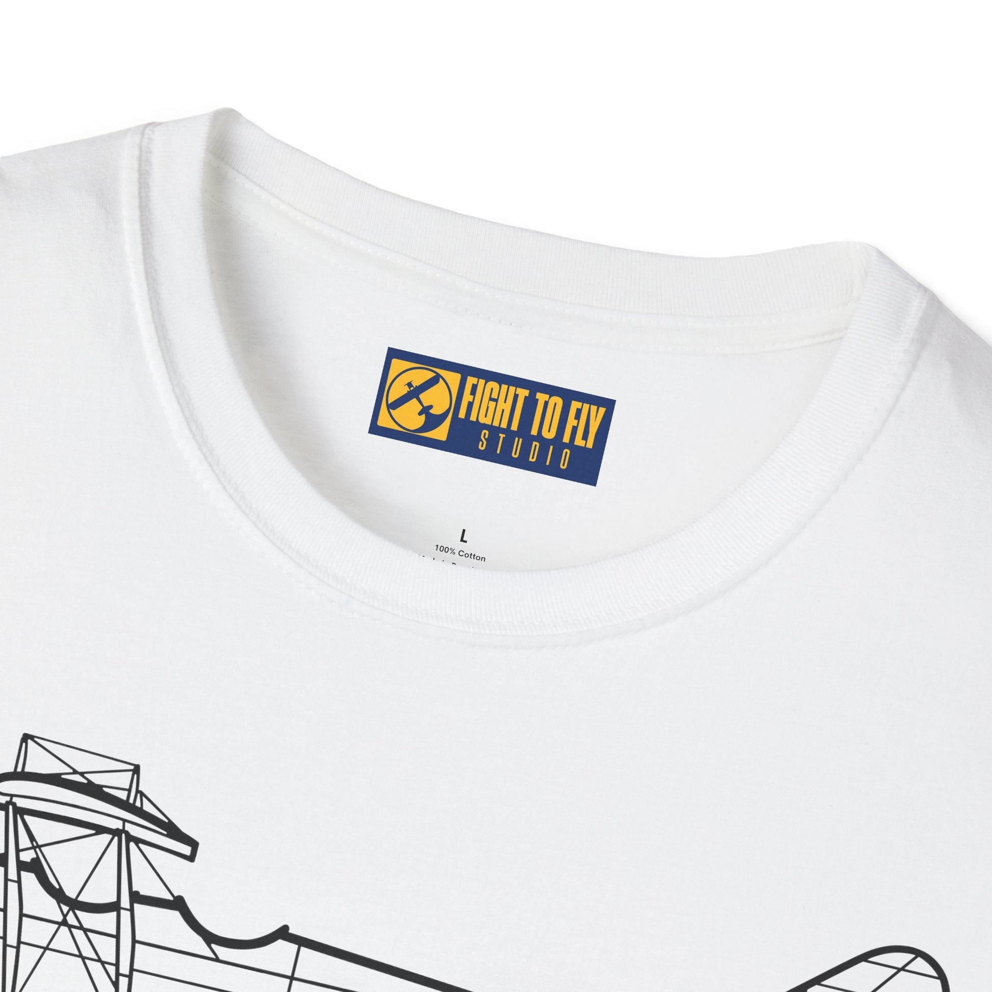 Curtiss JN-4 “Jenny” T-Shirt – WWI Trainer Biplane Classic Tee - Gifts for pilots - Aviation apparel