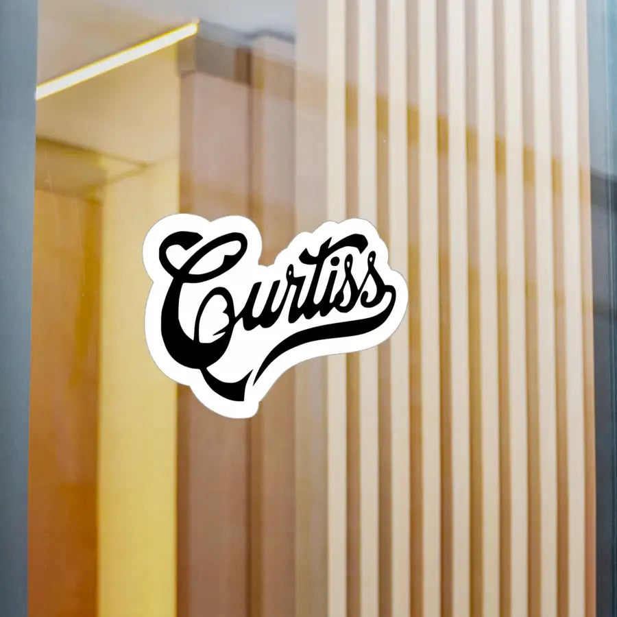 Curtiss Kiss-Cut Vinyl Decal - Paper products - Gifts for pilots - Aviation apparel