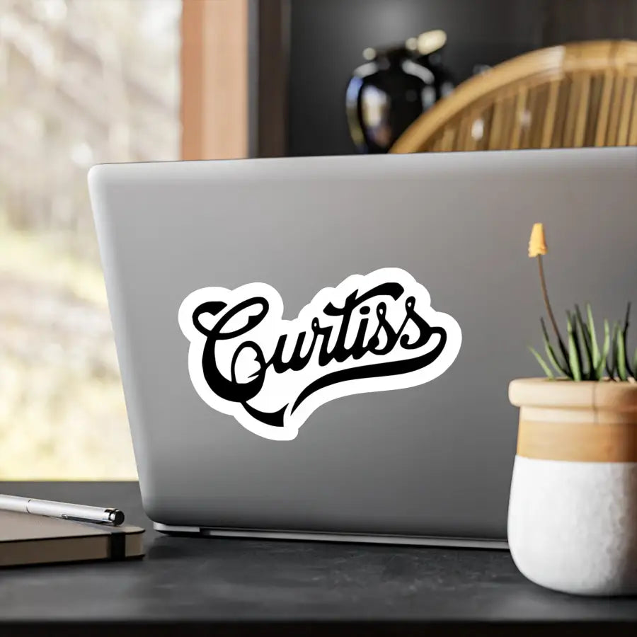 Curtiss Kiss-Cut Vinyl Decal - Paper products - Pilot gifts - WWII warbird t-shirt