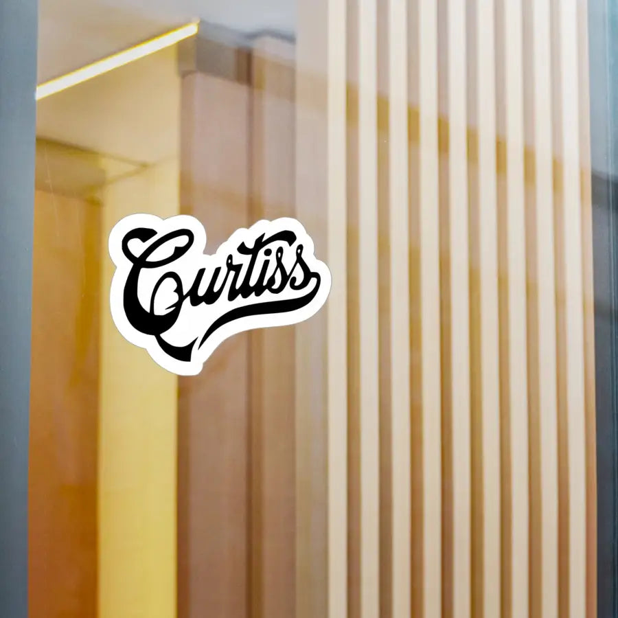 Curtiss Kiss-Cut Vinyl Decal - Paper products - Gifts for pilots - Aviation apparel