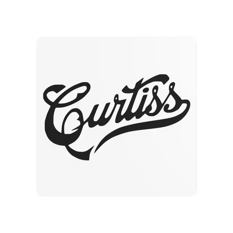 Curtiss Metal Art Sign - Home Decor - Gifts for pilots - Aviation apparel