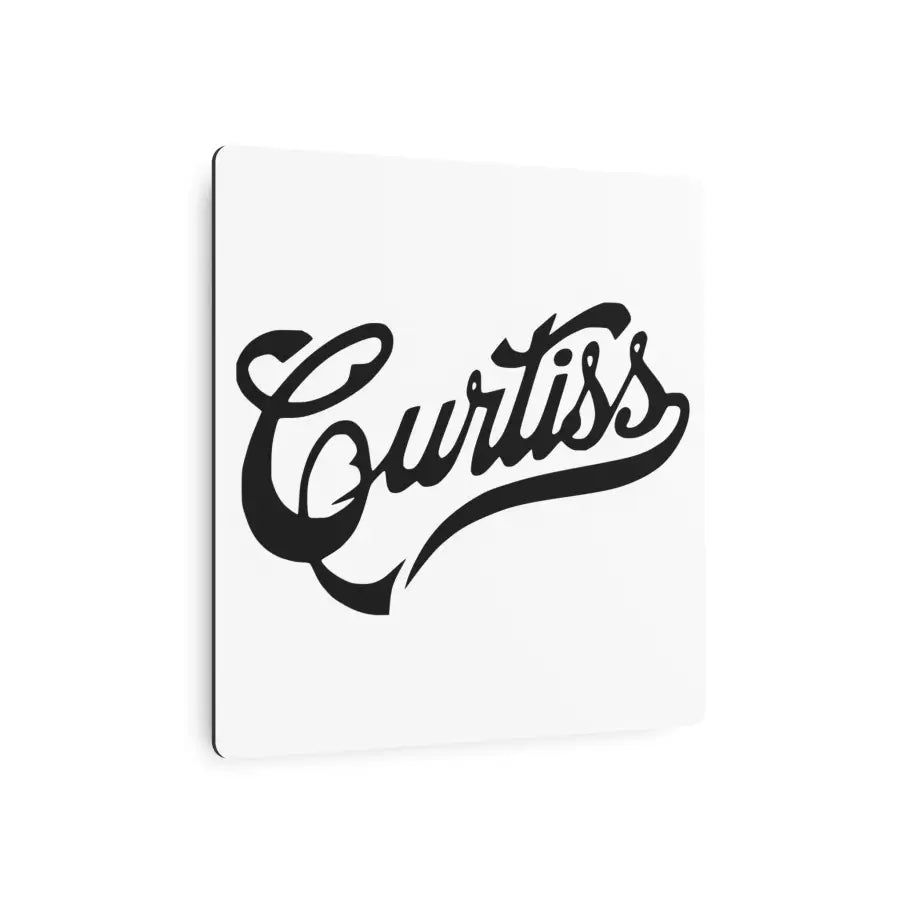 Curtiss Metal Art Sign - Home Decor - Gifts for pilots - Aviation apparel