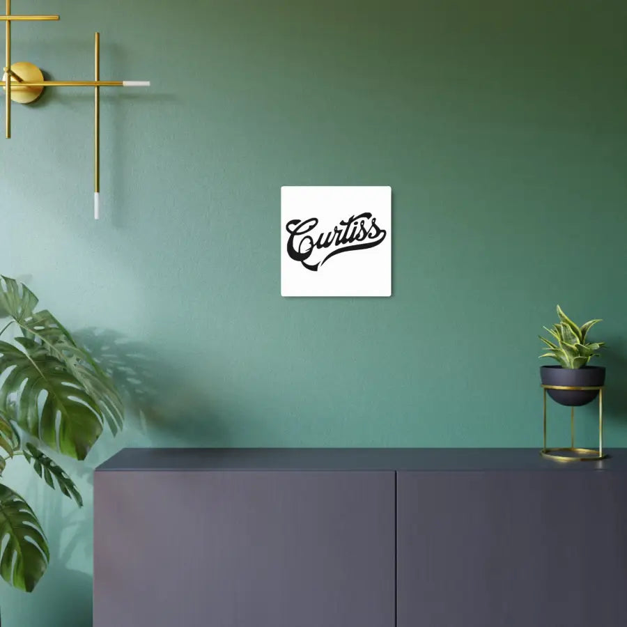 Curtiss Metal Art Sign - Home Decor - Gifts for pilots - Aviation apparel