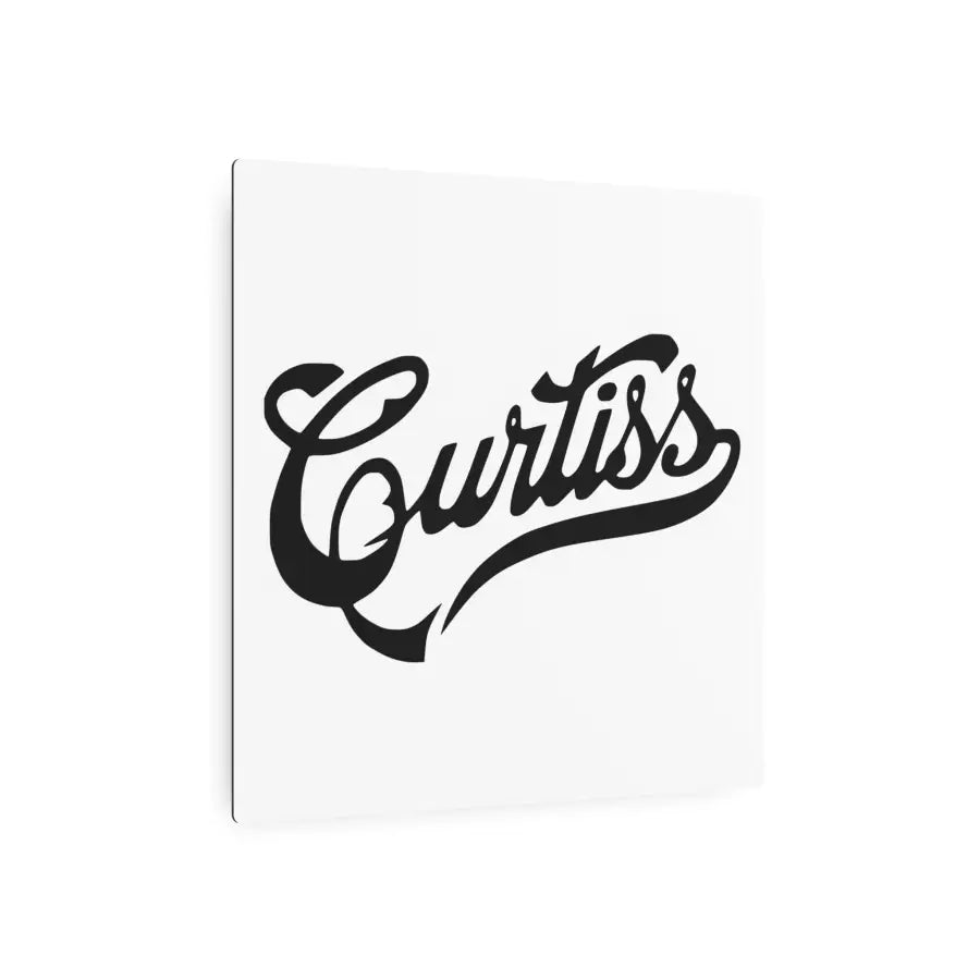 Curtiss Metal Art Sign - Home Decor - Gifts for pilots - Aviation apparel