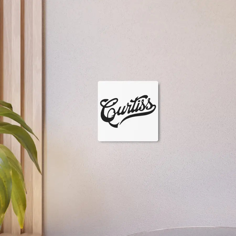 Curtiss Metal Art Sign - Home Decor - Gifts for pilots - Aviation apparel