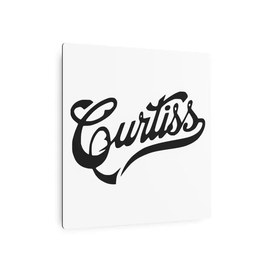 Curtiss Metal Art Sign - Home Decor - Gifts for pilots - Aviation apparel