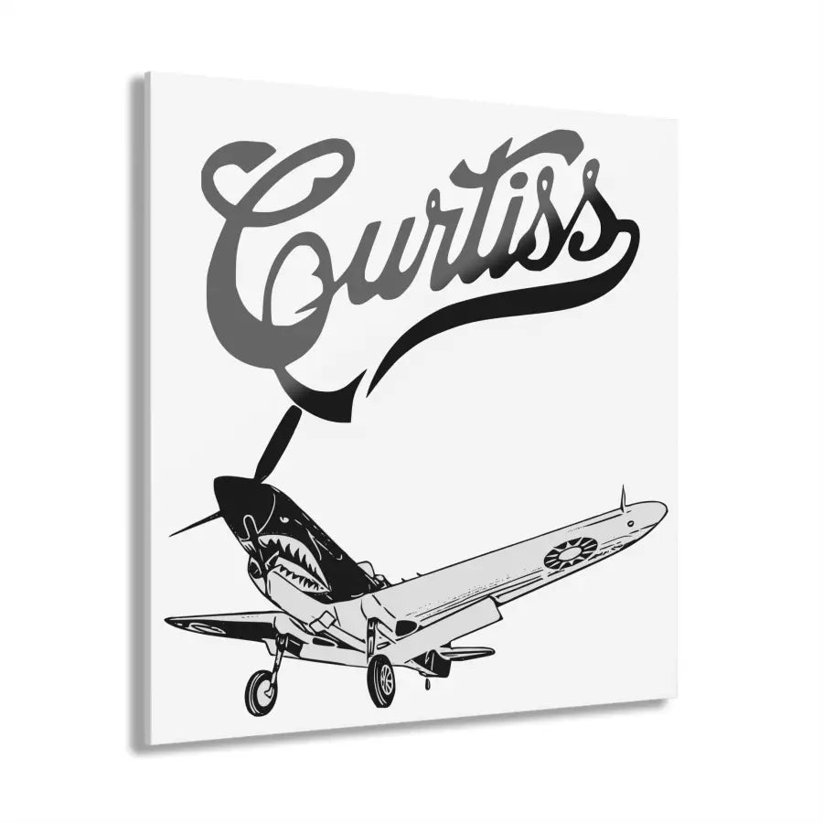 Curtiss P-40 Warhawk - Home Decor - Gifts for pilots - Aviation apparel