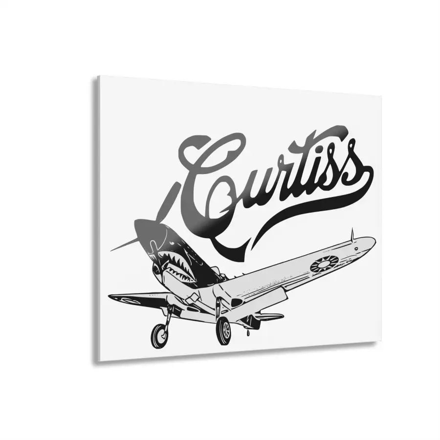 Curtiss P-40 Warhawk - Home Decor - Gifts for pilots - Aviation apparel