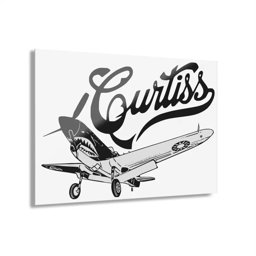 Curtiss P-40 Warhawk - Home Decor - Gifts for pilots - Aviation apparel