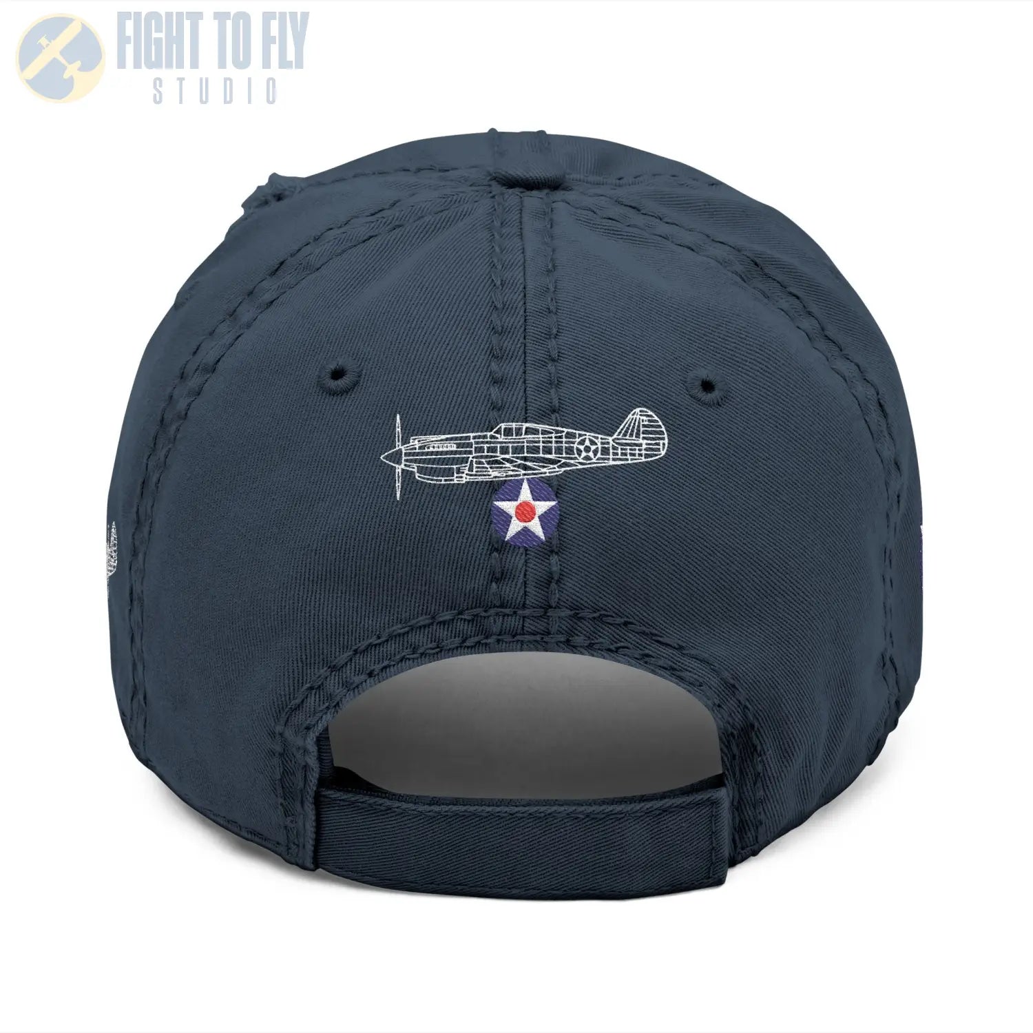 Curtiss P-40C Tomahawk – Army Air Corps Emblem Embroidered Cap - Hats - Pilot gifts - WWII warbird t-shirt
