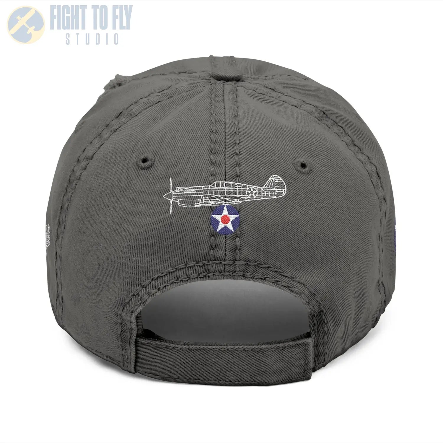 Curtiss P-40C Tomahawk – Army Air Corps Emblem Embroidered Cap - Hats - Pilot gifts - WWII warbird t-shirt