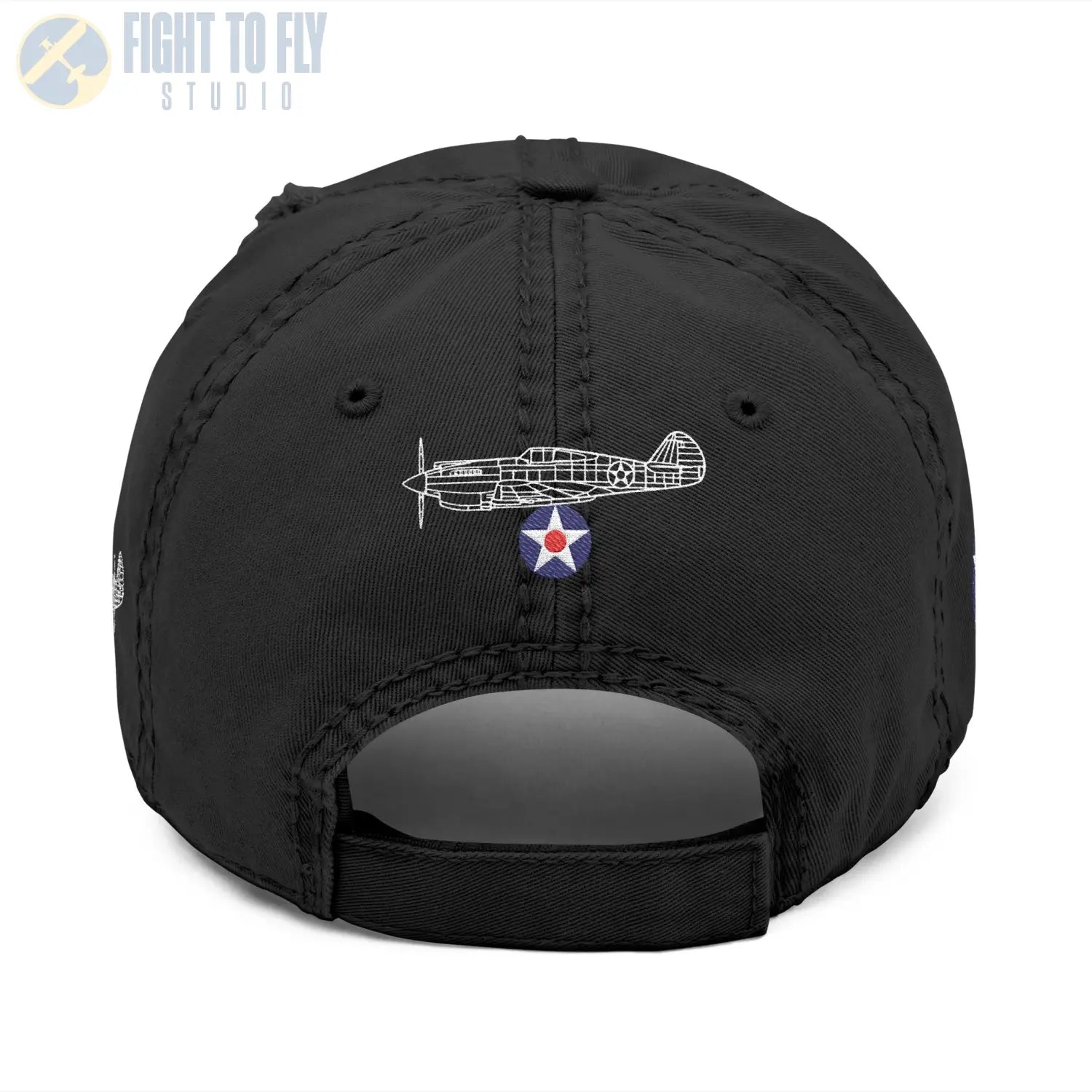 Curtiss P-40C Tomahawk – Army Air Corps Emblem Embroidered Cap - Hats - Pilot gifts - WWII warbird t-shirt