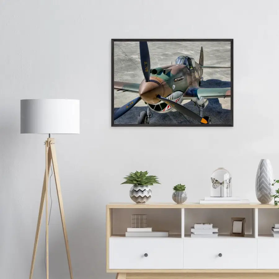 Curtiss P-40C Tomahawk - Print Material - Gifts for pilots - Aviation apparel