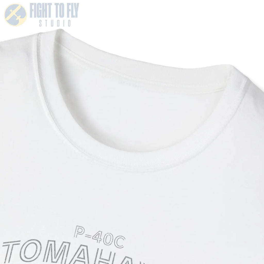Curtiss P-40C Tomahawk — T-shirt - T-Shirt - Pilot gifts - WWII warbird t-shirt