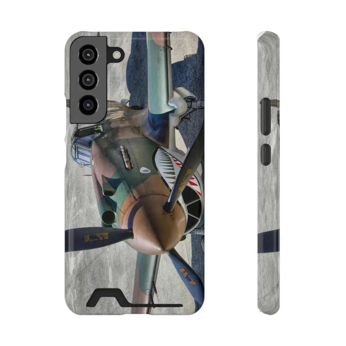 Curtiss P-40C Tomahawk Vintage Airplane Phone Case with Card Holder - Perfect for Aviation Enthusiasts - Gifts pilots