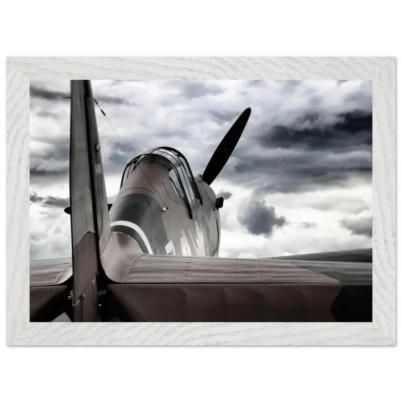 Curtiss P-40C Tomahawk with Moody Sky - Print Material - Gifts for pilots - Aviation apparel