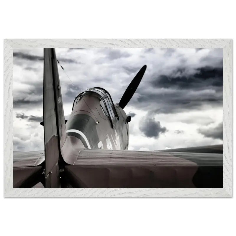 Curtiss P-40C Tomahawk with Moody Sky - Print Material - Gifts for pilots - Aviation apparel