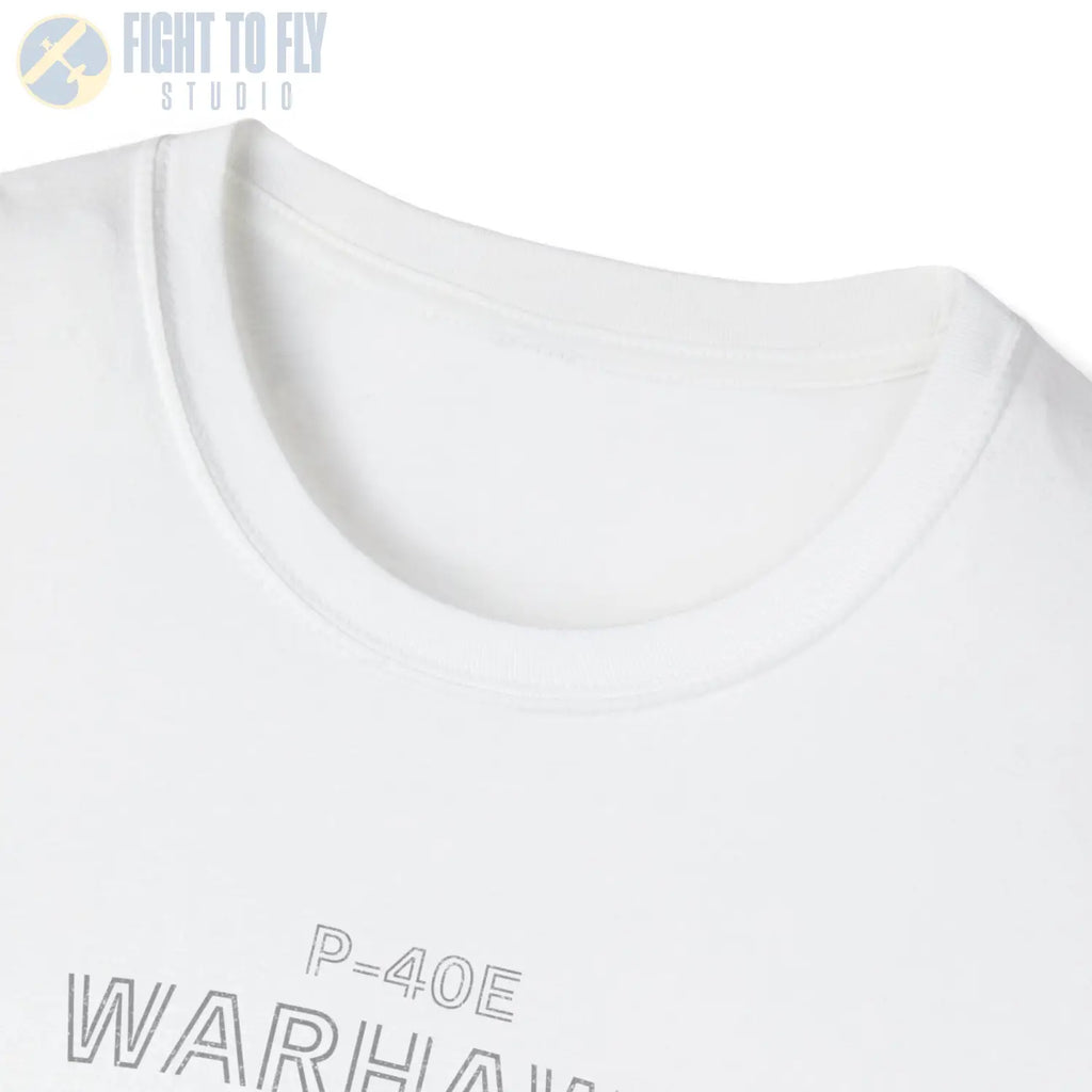 Curtiss P-40E Warhawk — T-shirt - T-Shirt - Pilot gifts - WWII warbird t-shirt