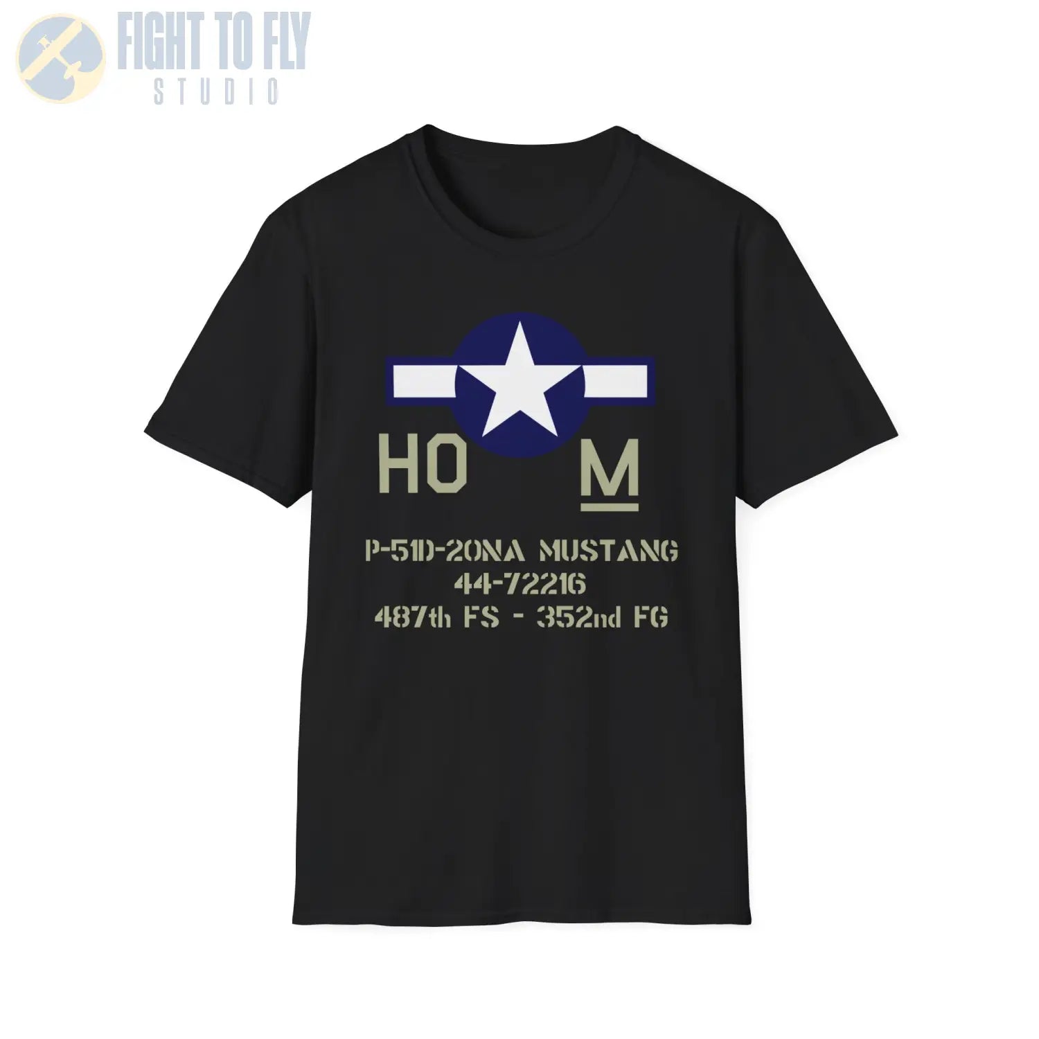 Custom USAAF Fighter Codes Shirt — Personalized WWII Star-and-Bar Mark - T-Shirt - Pilot gifts - warbird t-shirt