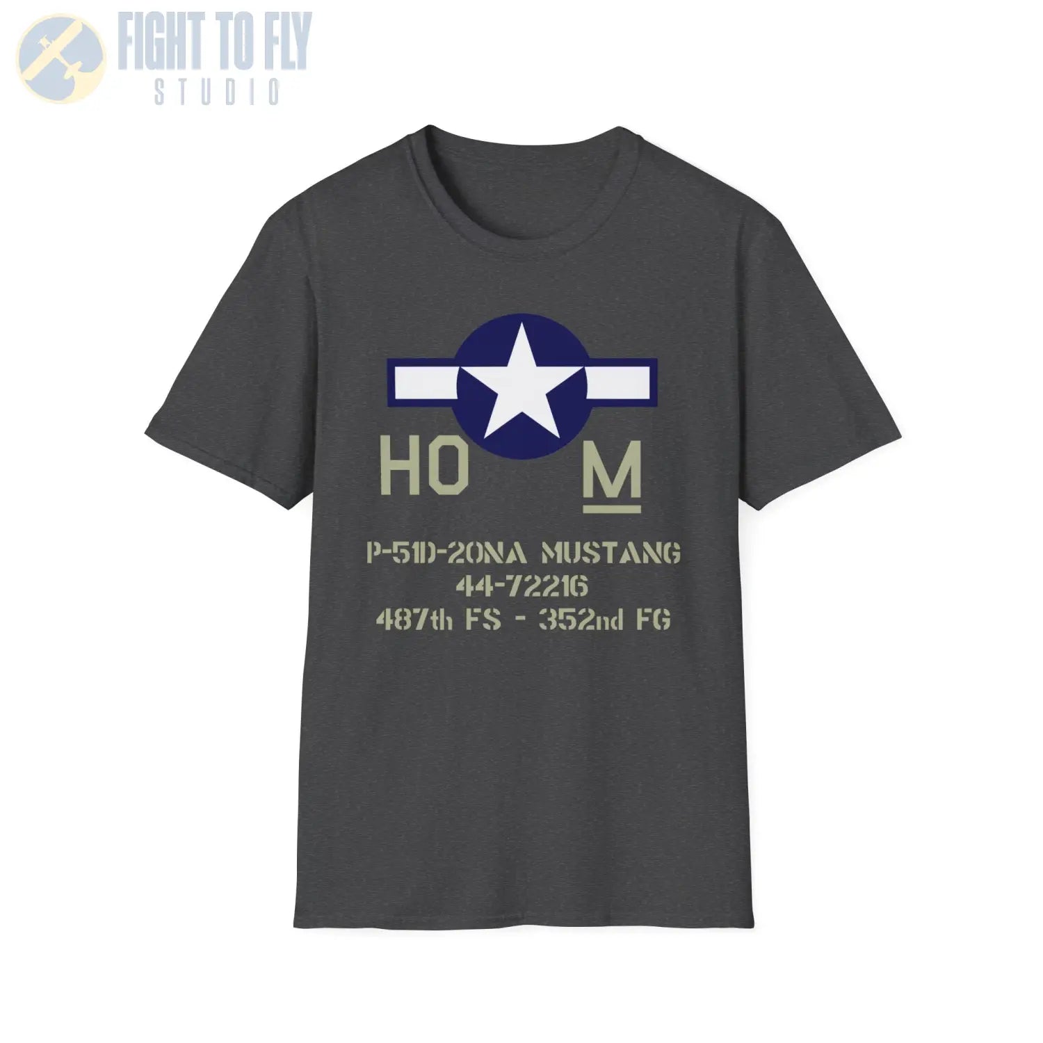 Custom USAAF Fighter Codes Shirt — Personalized WWII Star-and-Bar Mark - T-Shirt - Pilot gifts - warbird t-shirt