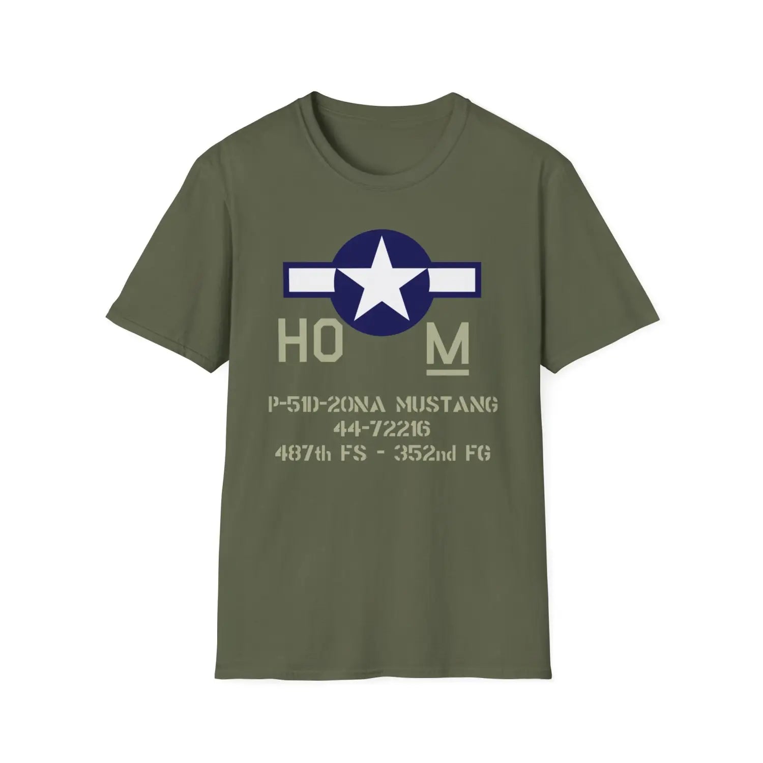 Custom USAAF Fighter Codes Shirt — Personalized WWII Star-and-Bar Mark - T-Shirt - Pilot gifts - warbird t-shirt