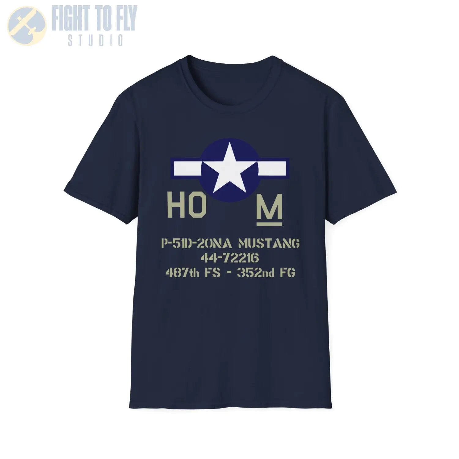 Custom USAAF Fighter Codes Shirt — Personalized WWII Star-and-Bar Mark - T-Shirt - Pilot gifts - warbird t-shirt