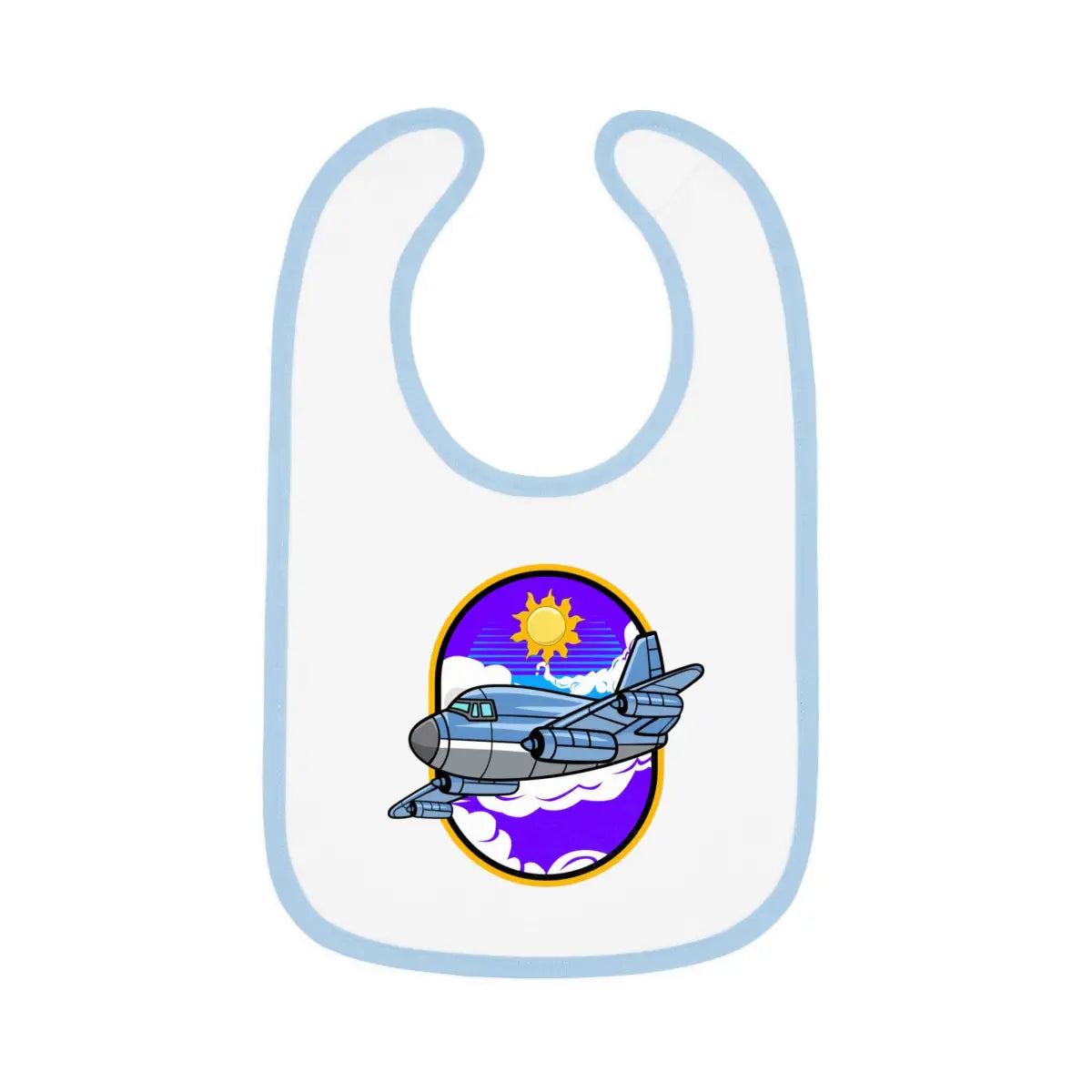 Cute Airplane Baby Bib - Jetliner - Kids clothes - Pilot gifts - WWII warbird t-shirt