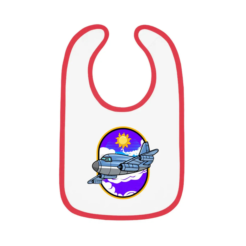 Cute Airplane Baby Bib - Jetliner - Kids clothes - Pilot gifts - WWII warbird t-shirt