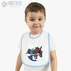 Cute Airplane Baby Bib - Warhawk - Kids clothes - Pilot gifts - WWII warbird t-shirt