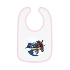 Cute Airplane Baby Bib - Warhawk - Kids clothes - Pilot gifts - WWII warbird t-shirt