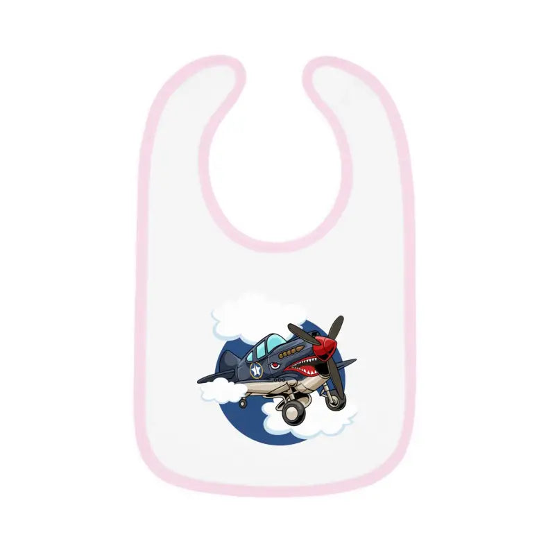 Cute Airplane Baby Bib - Warhawk - Kids clothes - Pilot gifts - WWII warbird t-shirt