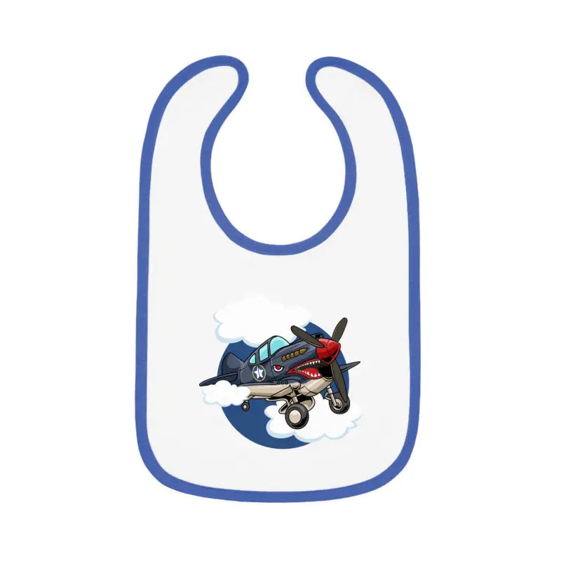 Cute Airplane Baby Bib - Warhawk - Kids clothes - Pilot gifts - WWII warbird t-shirt