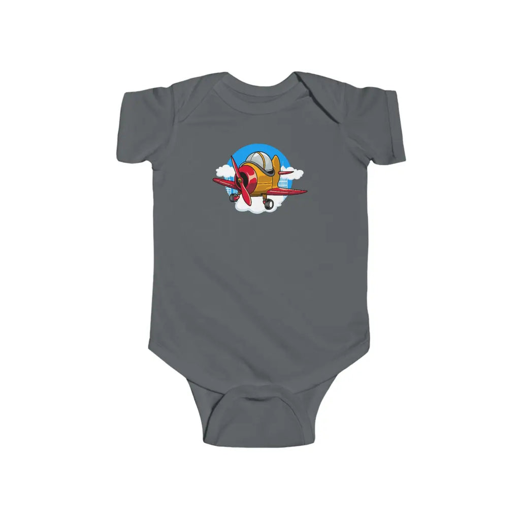 Cute Airplane Baby Bodysuit - Kids clothes - Pilot gifts - WWII warbird t-shirt