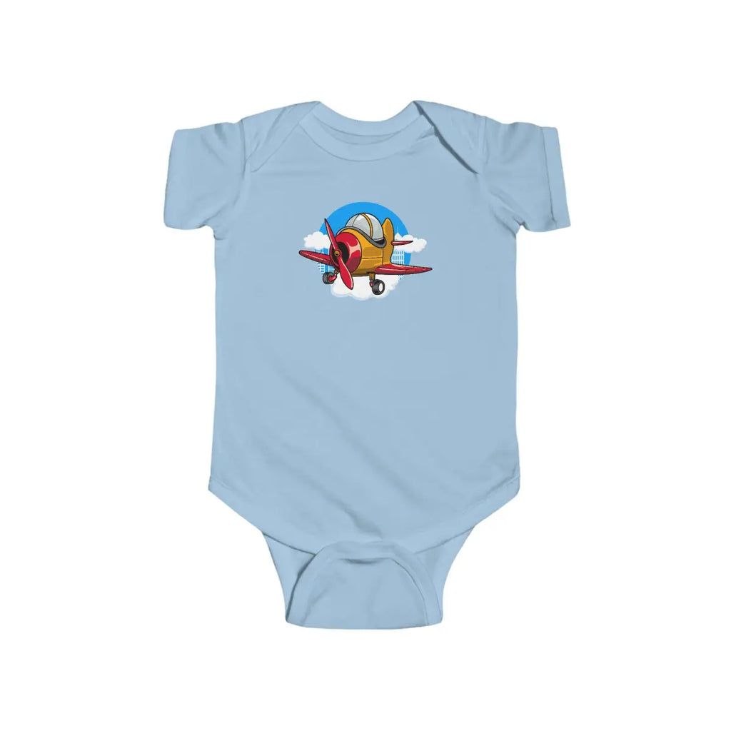 Cute Airplane Baby Bodysuit - Kids clothes - Pilot gifts - WWII warbird t-shirt