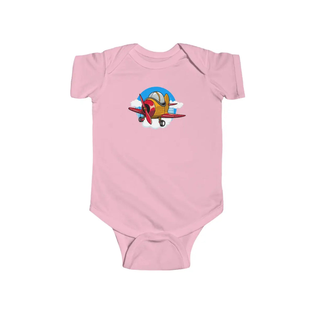 Cute Airplane Baby Bodysuit - Kids clothes - Pilot gifts - WWII warbird t-shirt