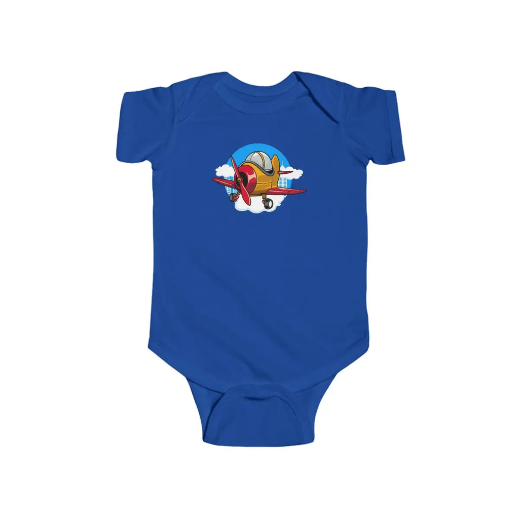 Cute Airplane Baby Bodysuit - Kids clothes - Pilot gifts - WWII warbird t-shirt