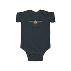 Cute Airplane Infant Bodysuit - Kids clothes - Pilot gifts - WWII warbird t-shirt
