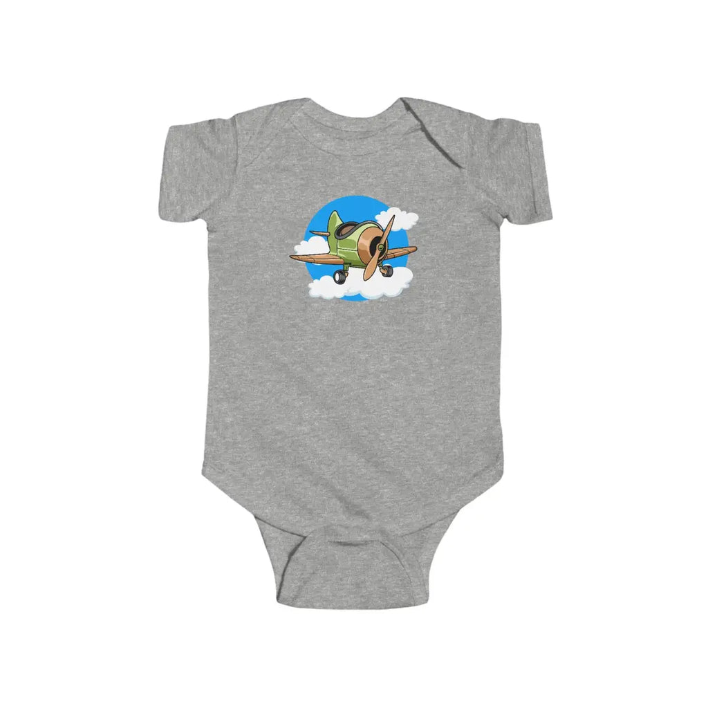 Cute Airplane Infant Bodysuit - Future Pilot - Kids clothes - gifts - WWII warbird t-shirt