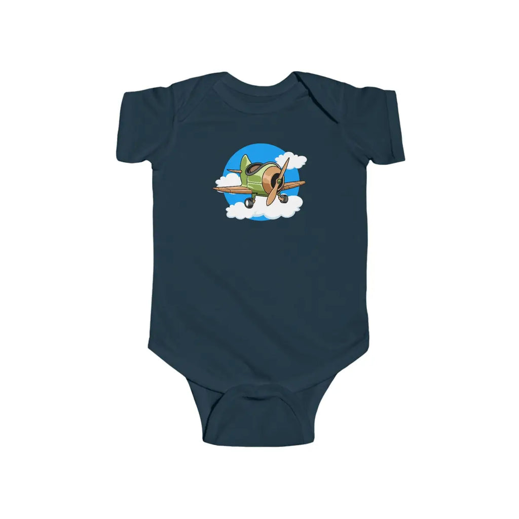Cute Airplane Infant Bodysuit - Future Pilot - Kids clothes - gifts - WWII warbird t-shirt