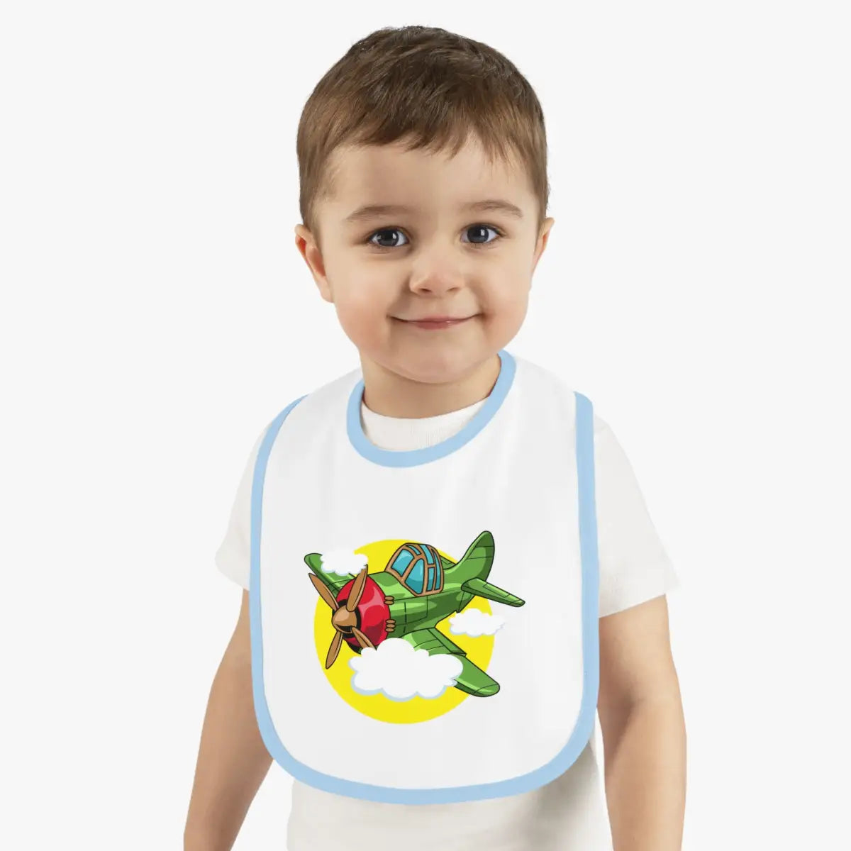 Cute Airplane Theme Baby Bib - Warbird - Kids clothes - Pilot gifts - WWII warbird t-shirt
