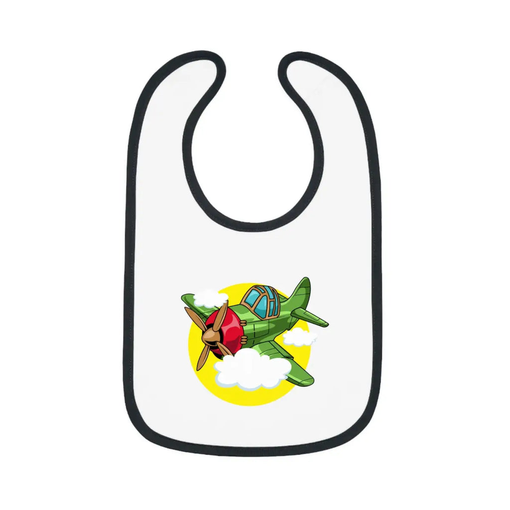 Cute Airplane Theme Baby Bib - Warbird - Kids clothes - Gifts for pilots - Aviation apparel